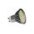 Aluminio regulable GU10 24 5050 SMD bombilla LED Spotlight